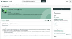 Customer Service Portal im Store
